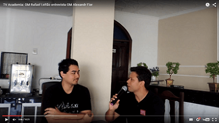 TV Academia: GM Rafael Leitão entrevista GM Alexandr Fier 