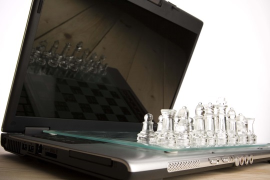 Conceito de curso de xadrez online educação online em período de quarentena