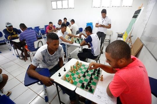 Aula de Xadrez Reduz Penas de Presos