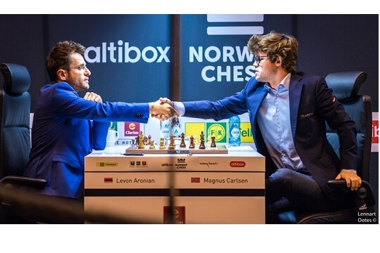 Embate Carlsen-Nakamura Acaba em Empate Na Noruega 