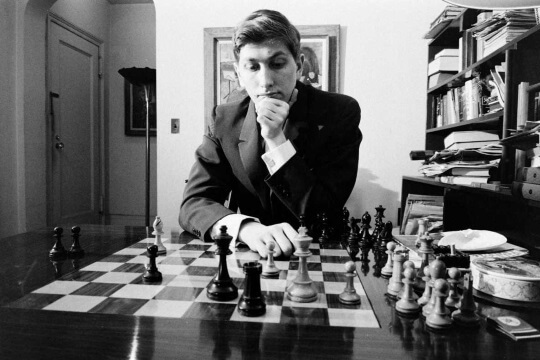 Nao acredito na psicologia, acredito em bons lances Bobby Fischer