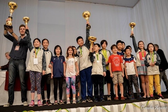 Crianças disputam Campeonato Mundial de Xadrez Escolar na  Rússia_