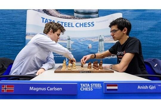 Tata Steel 10: Giri lidera antes de duelo contra Carlsen