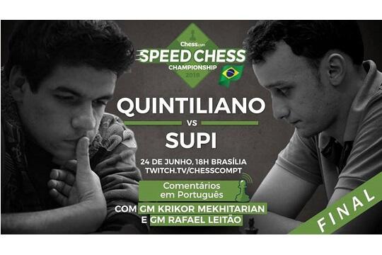 Krikor Vs Supi - DIA DE ELIMINAÇÃO na GAUDIUM CHESS MASTERS 