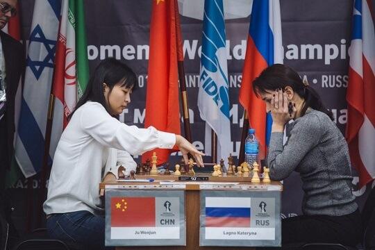 Emoção no Mundial Feminino de Xadrez 2023! Lei Tinjgie x Ju Wenjun, 2ª  Rodada 