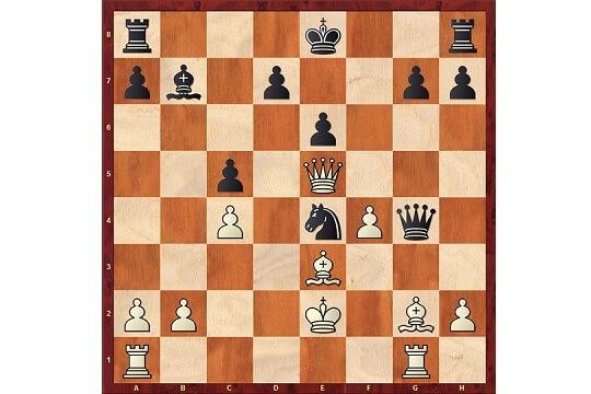 Bobby Fischer com 13 anos joga a variante Najdorf contra um