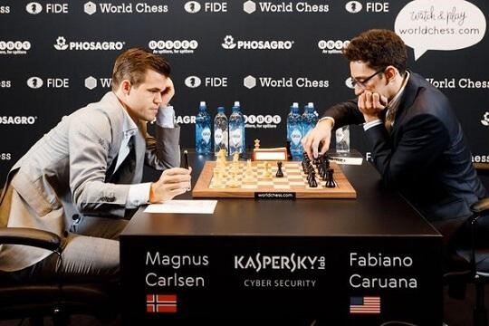 Peças de xadrez - FIDE World chess championship