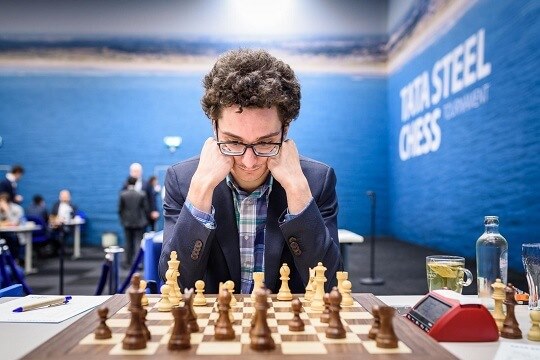 Caruana playing Tata Steel 2020