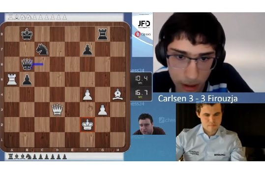 Carlsen vence Caruana e enfrenta Firouzja na Final dos Vencedores 