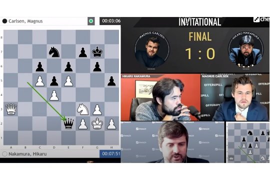 Carlsen vence al número 2 y 3 del mundo 