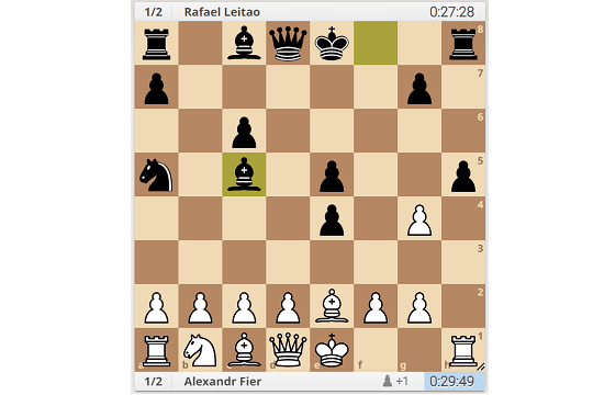 Raffael Chess no menor tempo possível do Chess.com