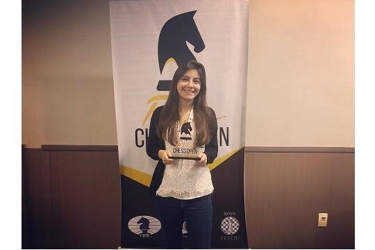 WFM Julia Alboredo, atual campeã brasileira, confirmada! – III Rio Chess  Open 2024